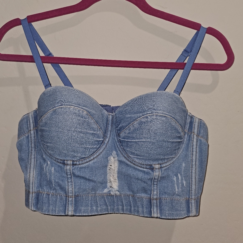 Stylish Denim Top